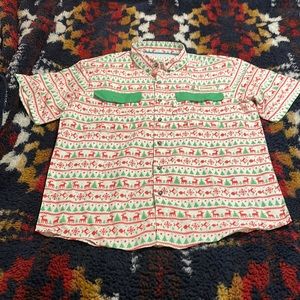 Magellan Mens Ugly Christmas Tech Fishing Shirt Mens Large